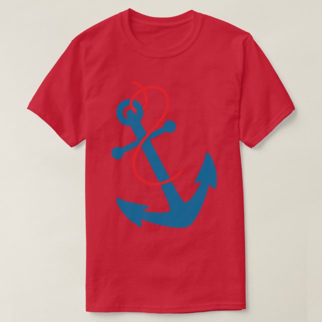Blue Anchor T Shirt (Design framsida)