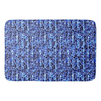 Blue and Black Cheetah Skriv ut Bath Mat Badrumsmatta