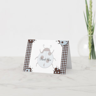 Blue and Brown Ladybug Tack Kort