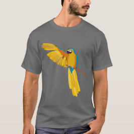 Blue and gold macaw t shirt