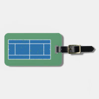 Blue and Grönt Tennis Court Distress Stil