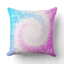 Blue and Lila Tie Dye Hippy Swirl