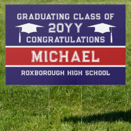 Blue and Red School Färg Studenten