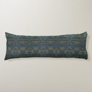 Blue and White Blommigt William Morris Medway Kroppskudde