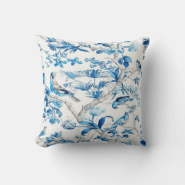 Blue and White Chinoiserie Dekorativ kudde