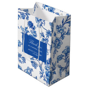 Blue and White Chinoiserie Ro Peony