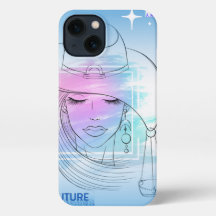 Blue and White Future Lawyer Telefon Case
