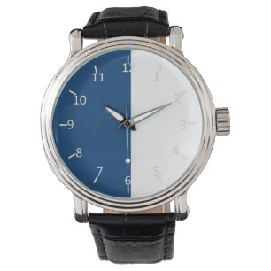 Blue and White Ivy Armbandsur