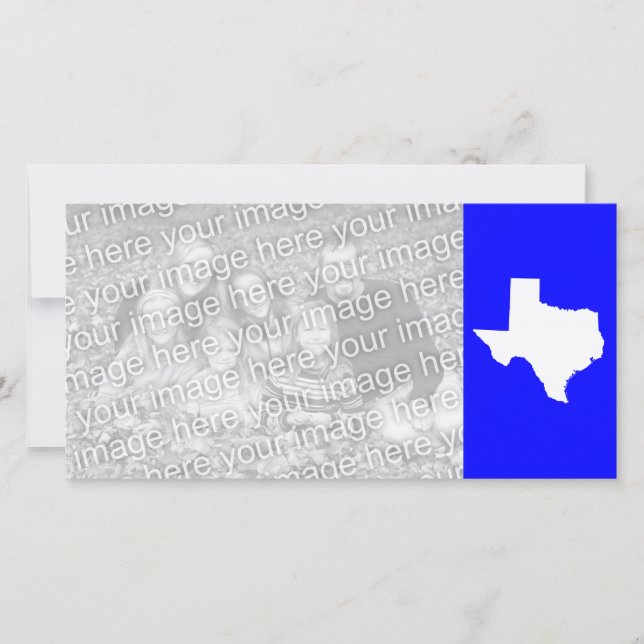 Blue and White Texas (Framsida)