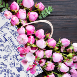 Blue and White Toile de Jouy Möhippa