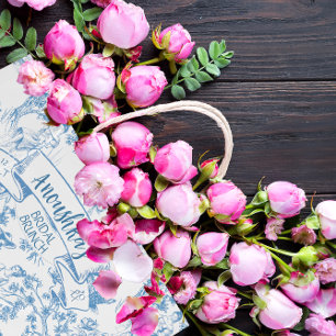 Blue and White Toile de Jouy Möhippa