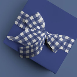Blue and White Watercolor Gingham