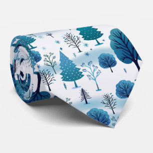 Blue and White Winter Wonderland Slips