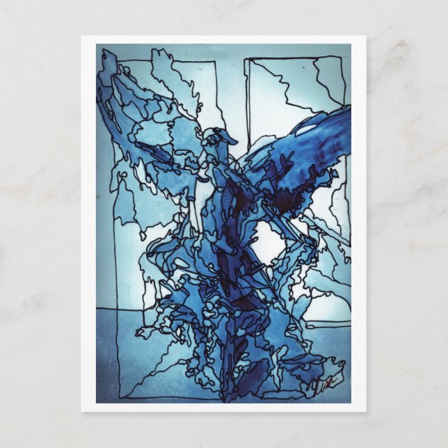 Blue Angel för vykort (Framsida)