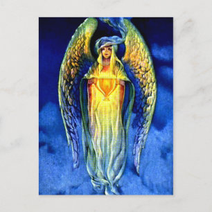 Blue Angel i julandan Helg Vykort