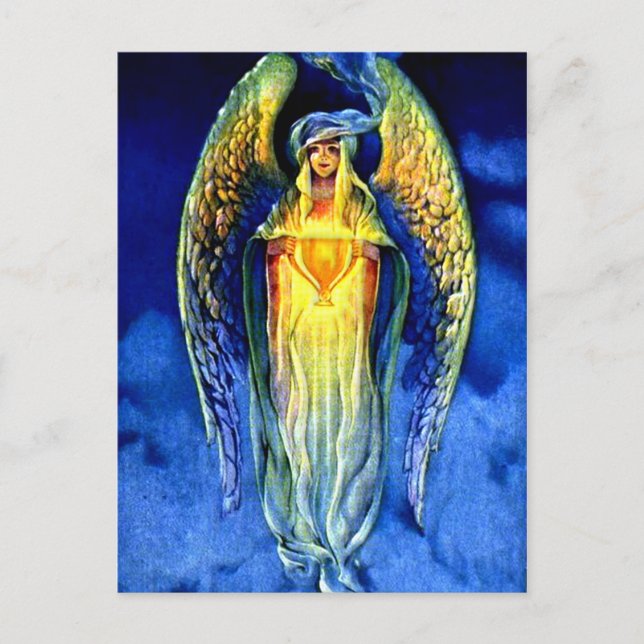 Blue Angel i julandan Helg Vykort (Framsida)