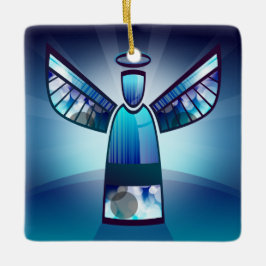 Blue Angel Julgransprydnad Keramik