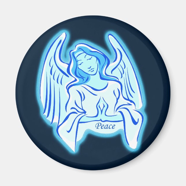 Blue Angel of Peace Magnet (Framsidan)