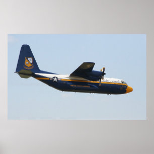 Blue Änglar C-130 - Tjock Albert Poster