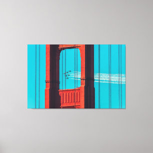 Blue Änglar Canvastryck