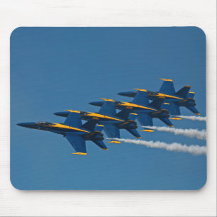 Blue Änglar Echelon Forformation Mousepad Musmatta