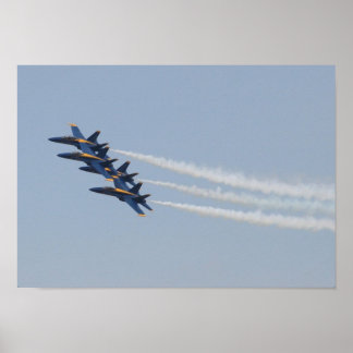 Blue Änglar FA-18 Poster
