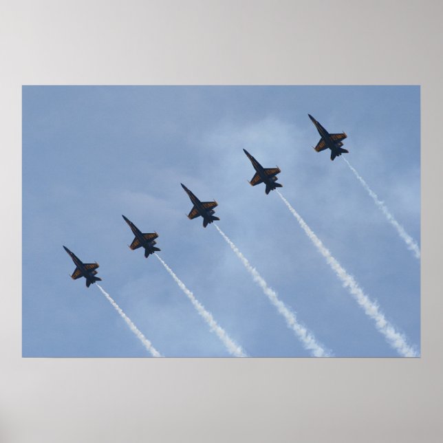 Blue Änglar FA-18 Poster (Framsidan)