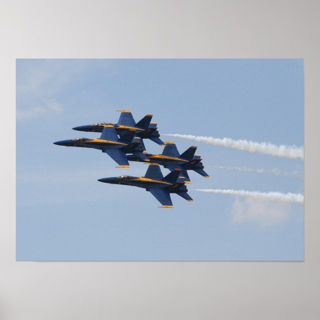Blue Änglar FA-18 Poster (Framsidan)