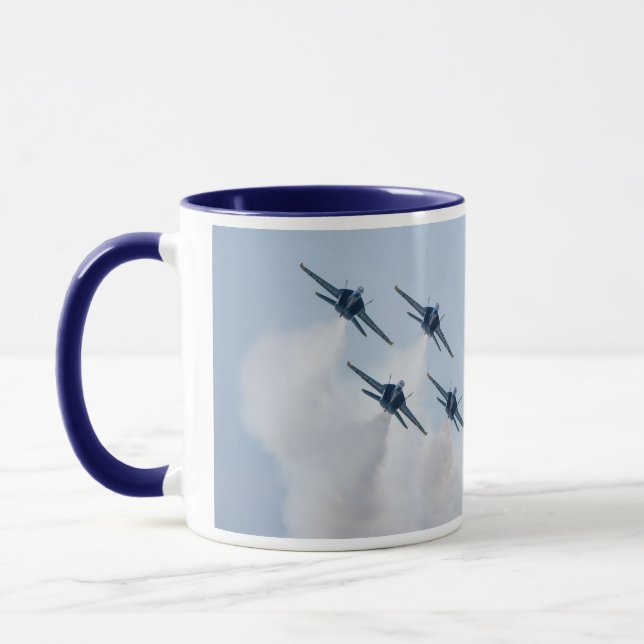 Blue Änglar Mugg (Vänster)