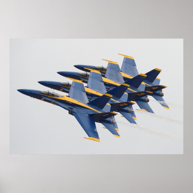 Blue Änglar Poster (Framsidan)