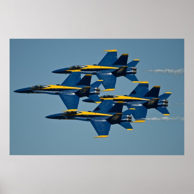 Blue Änglar Poster (Framsidan)