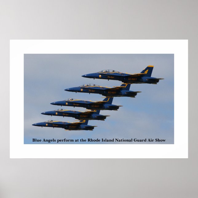 Blue Änglar Poster (Framsidan)
