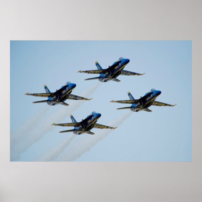 Blue Änglar Poster (Framsidan)