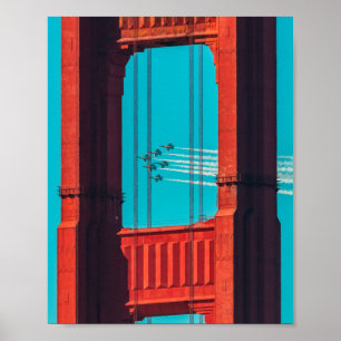 Blue Änglar Poster