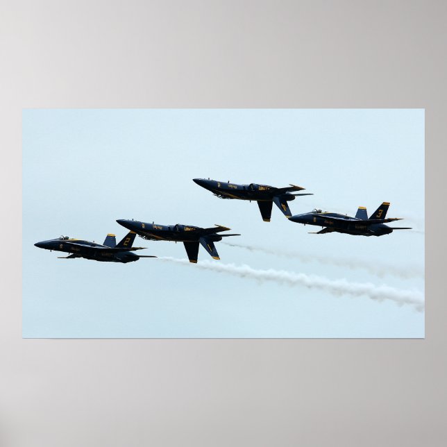 Blue Änglar Poster (Framsidan)