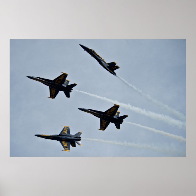 Blue Änglar Poster (Framsidan)