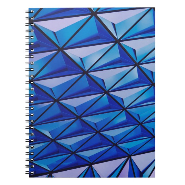 blue angle grid anteckningsbok (Framsidan)