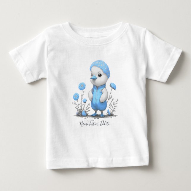 Blue Anka Baby T-Shirt (Framsida)