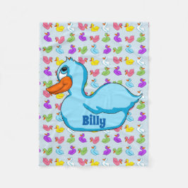 Blue Anka Fleece Blanket