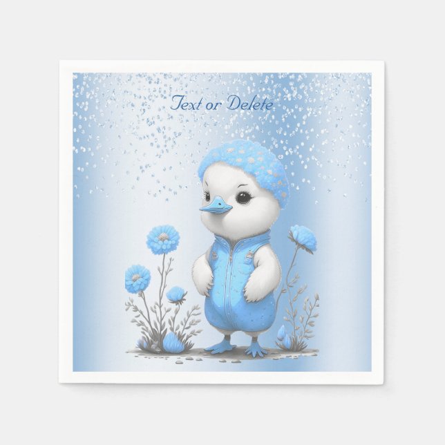 Blue Anka Napkins Pappersservett (Framsidan)