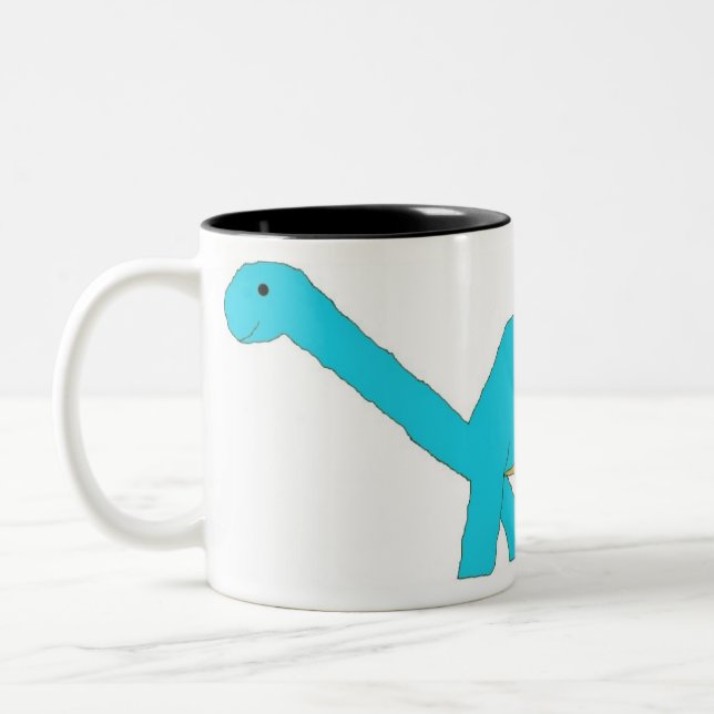 Blue Apatosaurus mugg (Vänster)