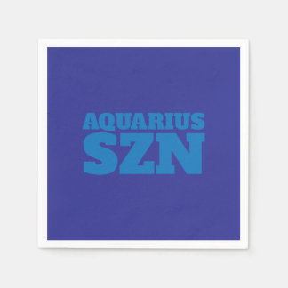 Blue Aquarius SZN Coola Pappersservett