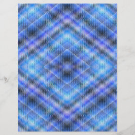 Blue Argyle Bulk Scrapbook Paper Pages Reklamblad