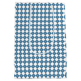 Blue Argyle Golf Pattern Wrapping Paper