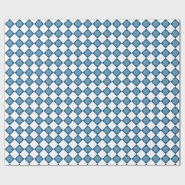 Blue Argyle Golf Pattern Wrapping Paper Presentpapper