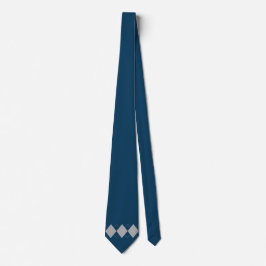 Blue argyle mönster slips