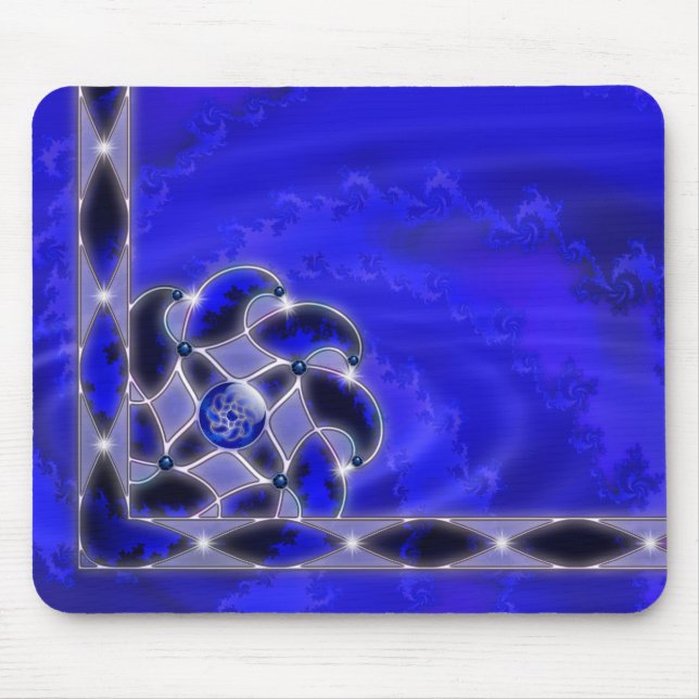 Blue As Sea Mousepad Musmatta (Framsidan)
