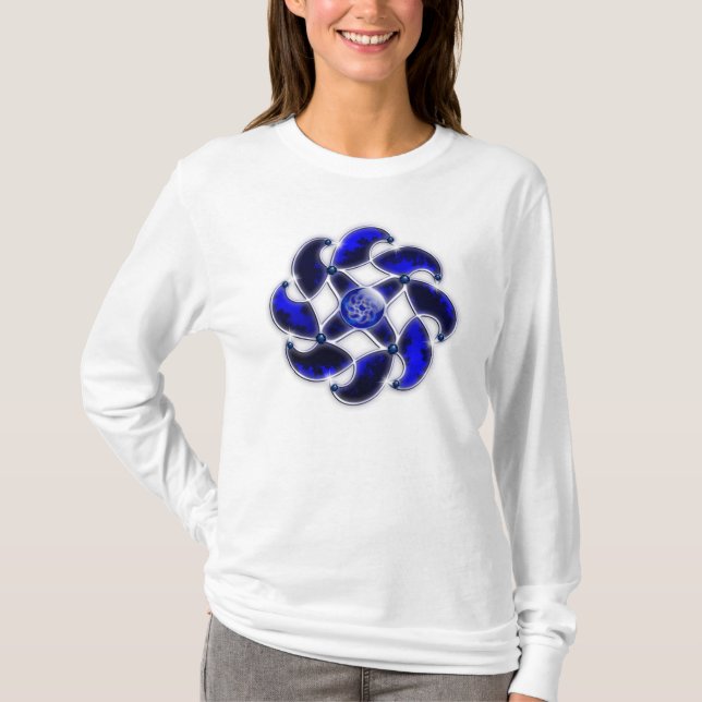 Blue As Sea Shirt Tee Shirt (Framsida)