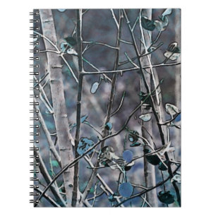 Blue Aspen Anteckningsbok Med Spiral