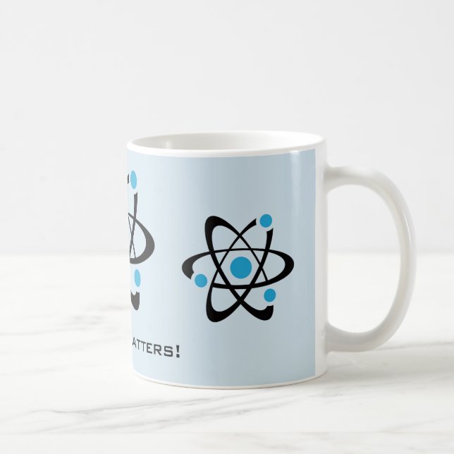Blue Atoms Science Design Mugg (Höger)